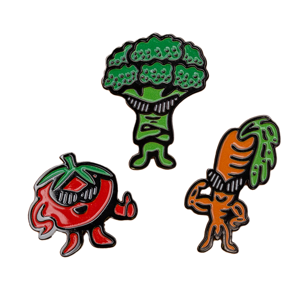 Veggie Gang Pin Set