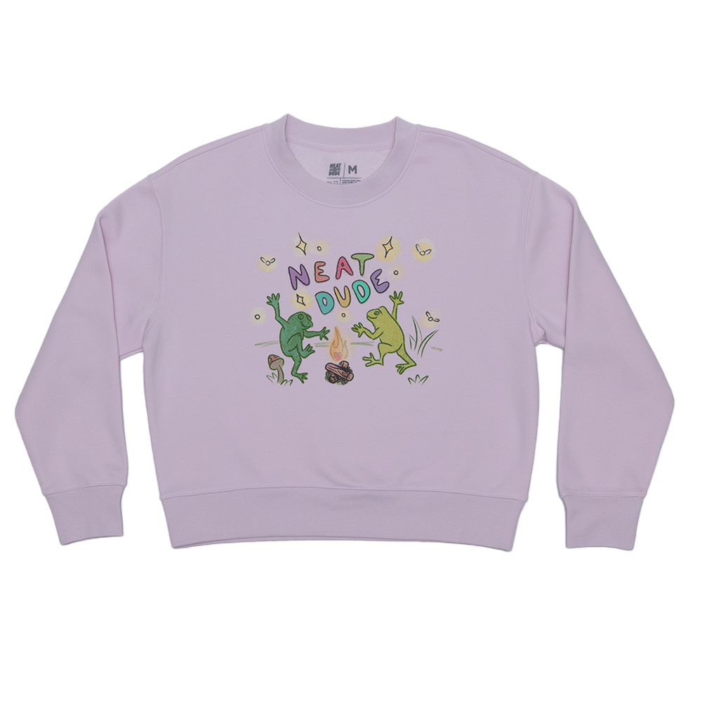 Women's Frog Crewneck - Orchid