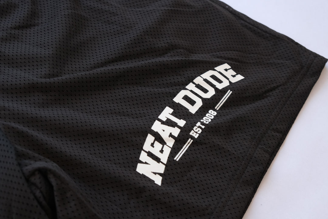 Varsity Mesh Shorts - Black