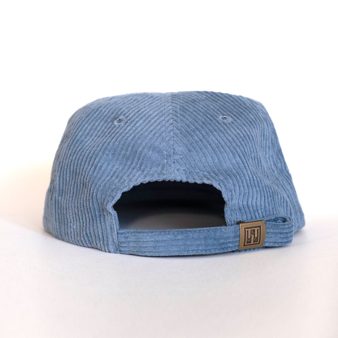 Corduroy Skull Puddle Hat - Icy Blue