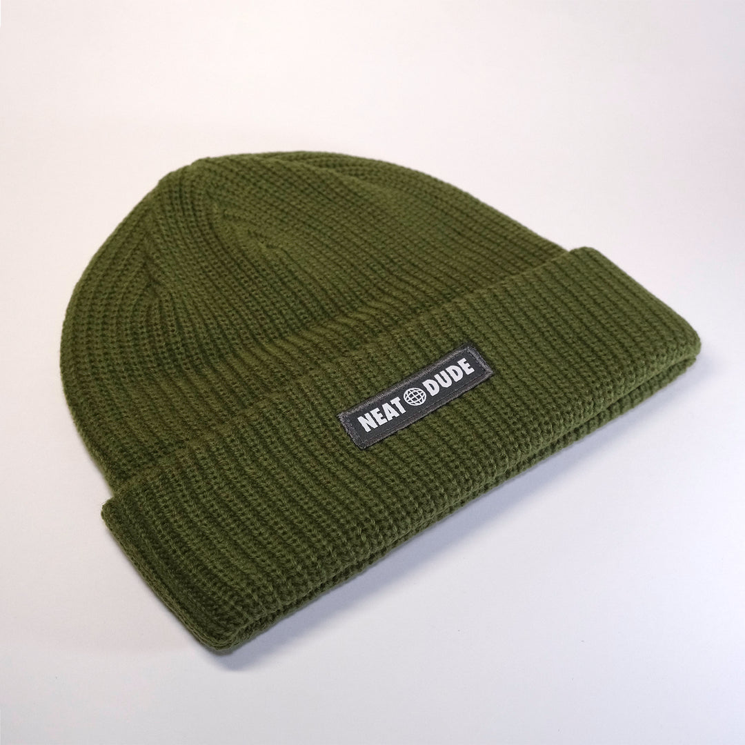 Globe Beanie - Moss