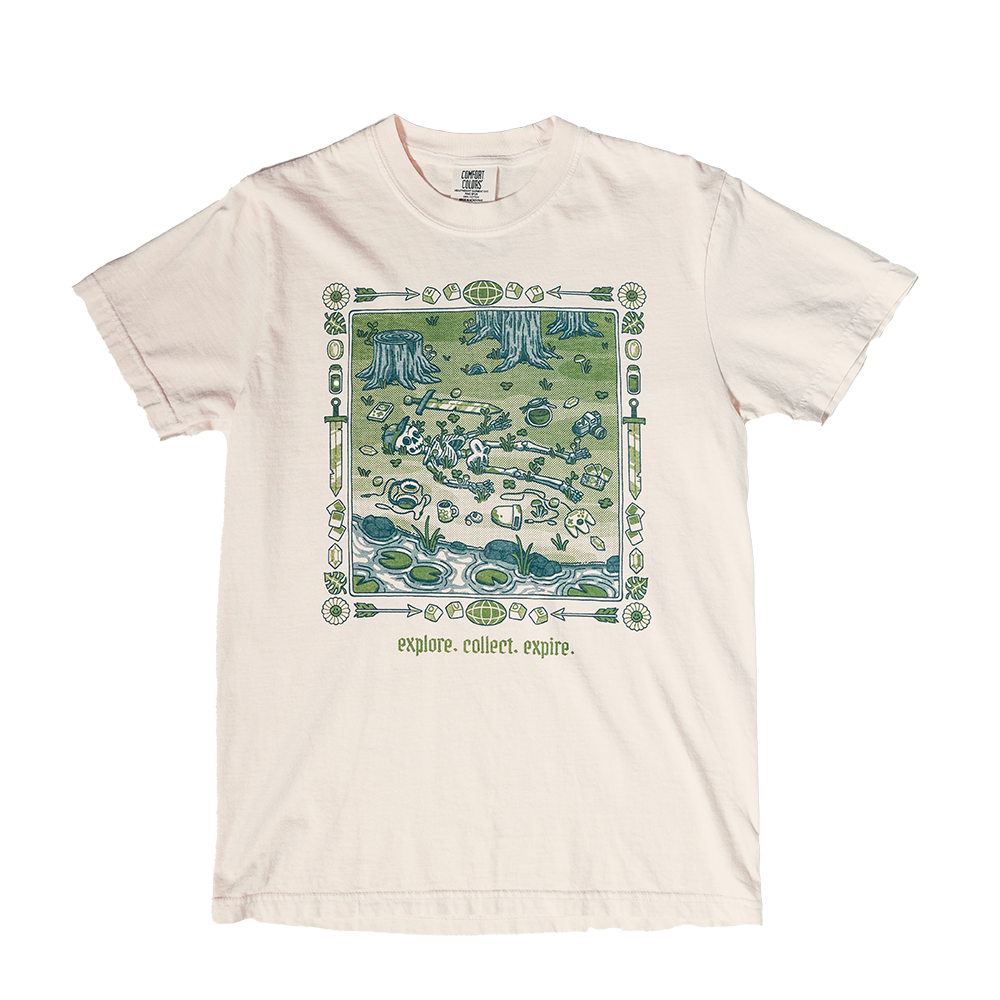 Loot Drop Tee - Bone