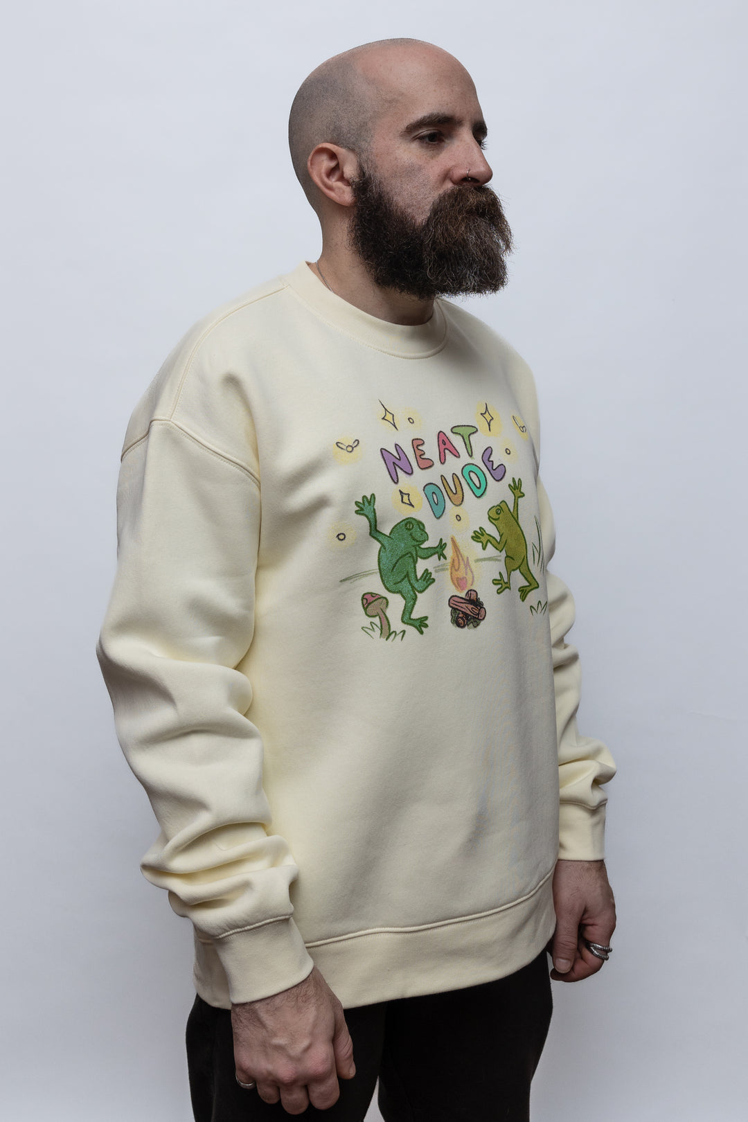 Frog Crewneck - Butter