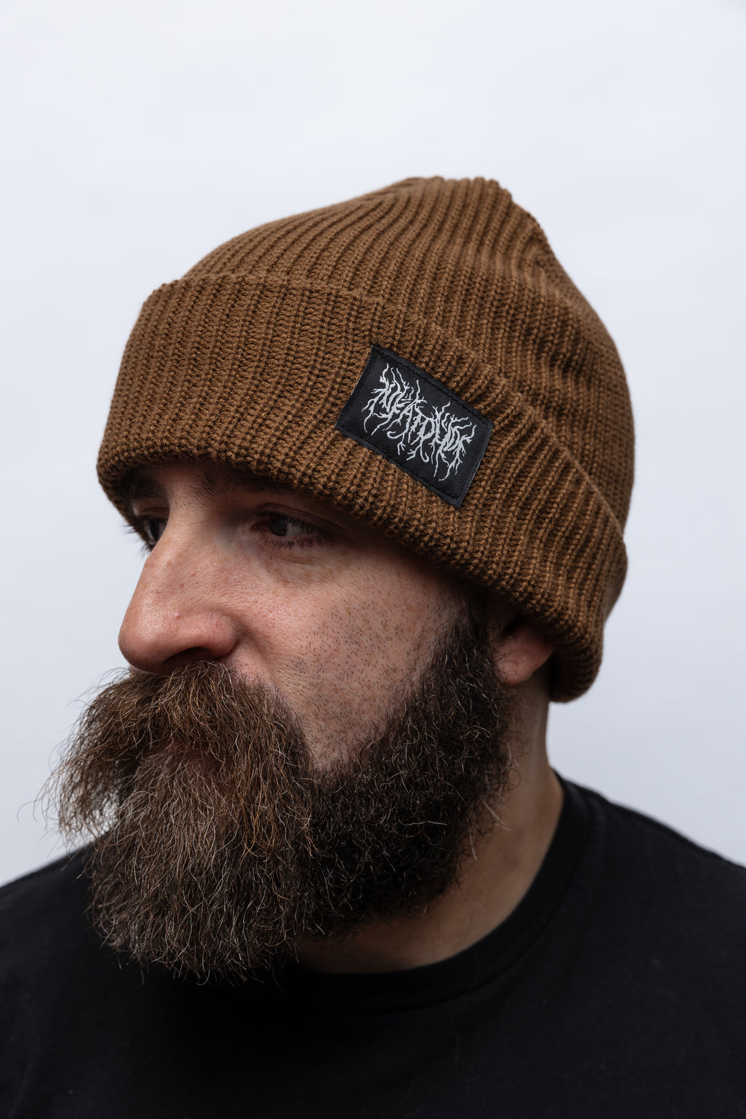 Metal Beanie - Brown