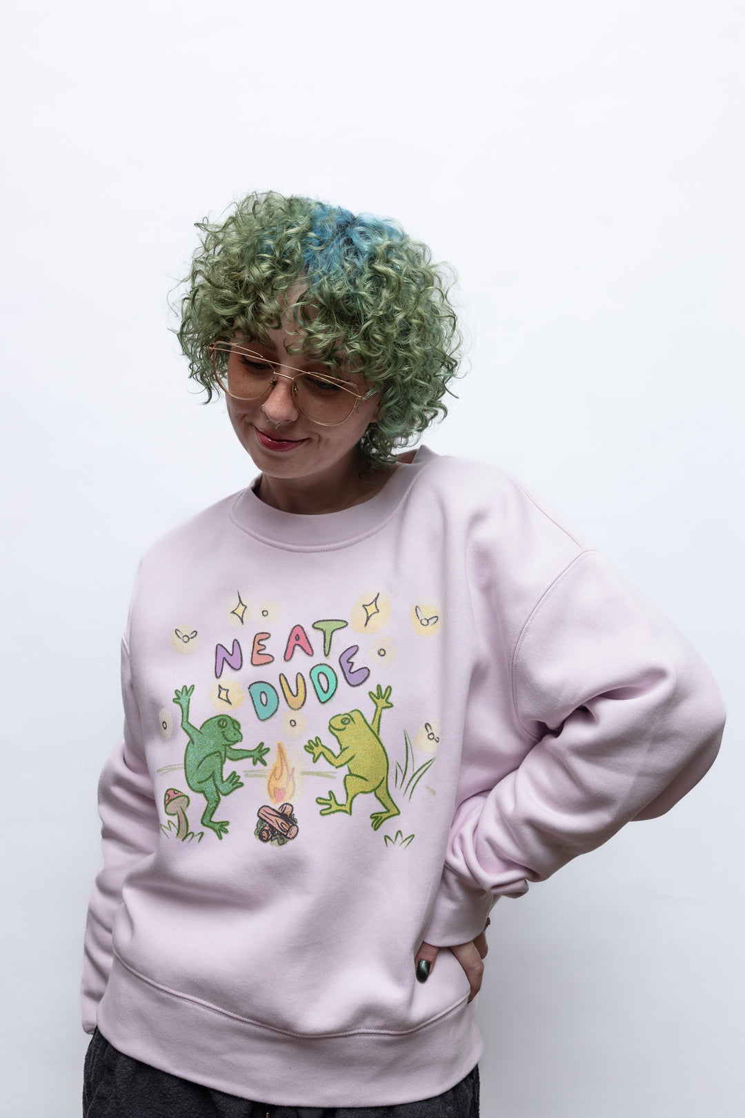 Women's Frog Crewneck - Orchid