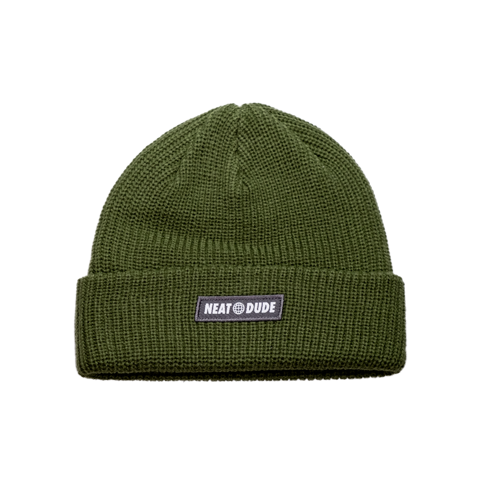 Globe Beanie - Moss
